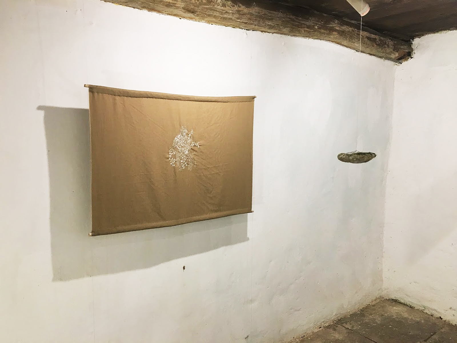 Working and exhibition spaces. Artist in residence program, Italy. Stone Oven House