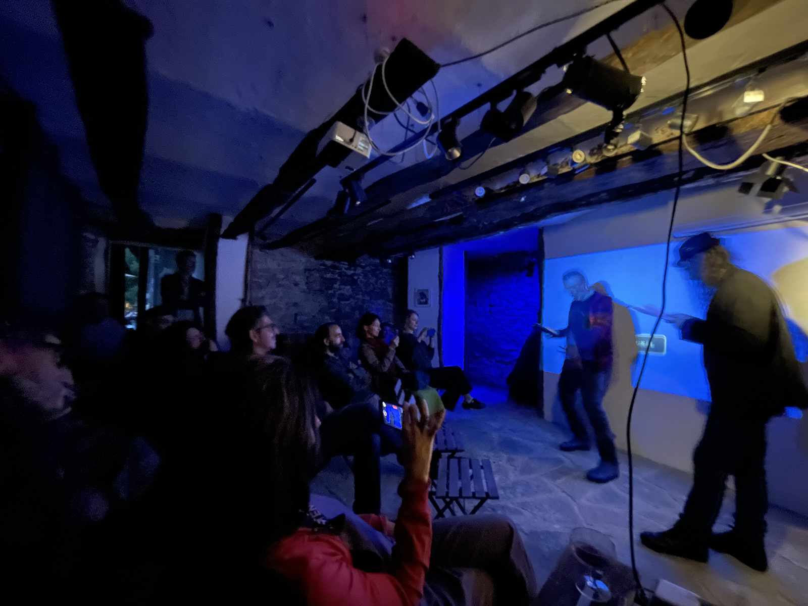 Alexander Delfinov Sergio Garau Screening of The Witness Trauma by Taya Zubova at Stone Oven House