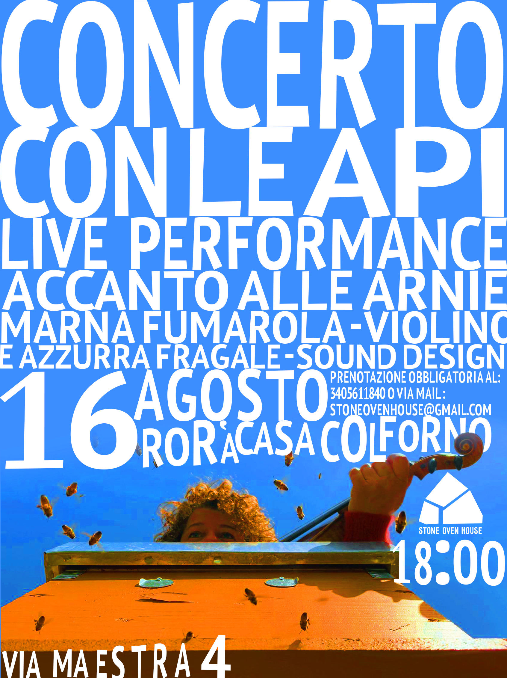 Concerto con le api Screening of The Witness Trauma by Taya Zubova at Stone Oven House