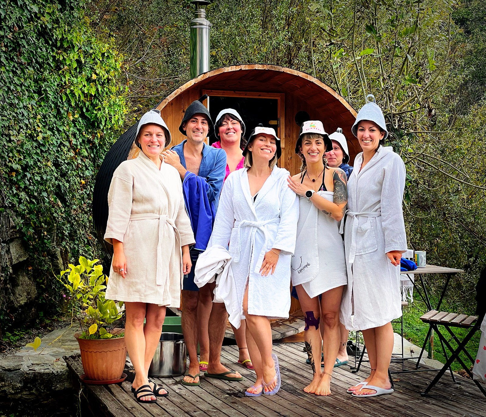 Sauna Screening of The Witness Trauma by Taya Zubova at Stone Oven House