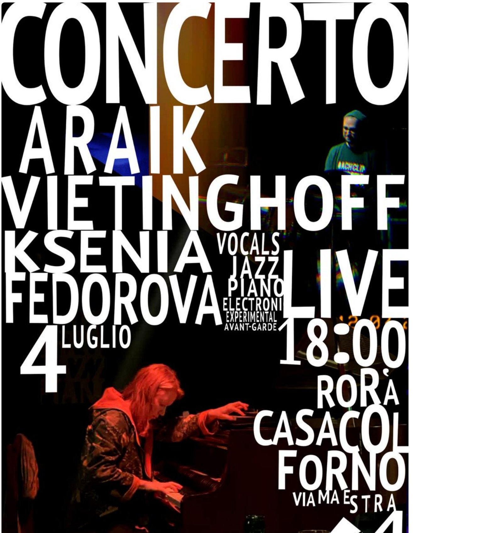 Concert by Ksenia Fedorova and Araik Vietinghoff, 4 July 2026