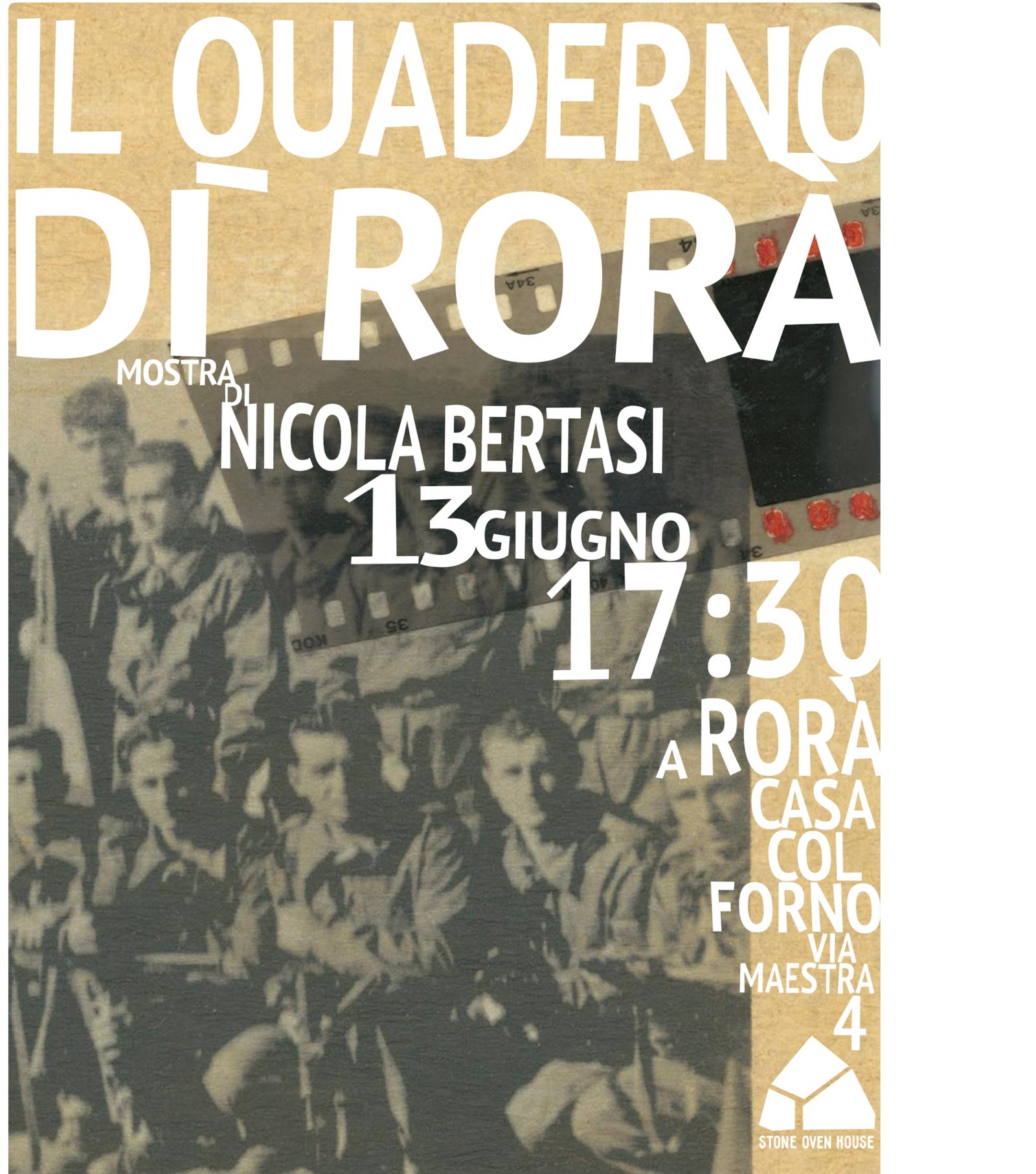 Il Quaderno di Rorà exhibition by Nicola Bertasi, 13 June 2026