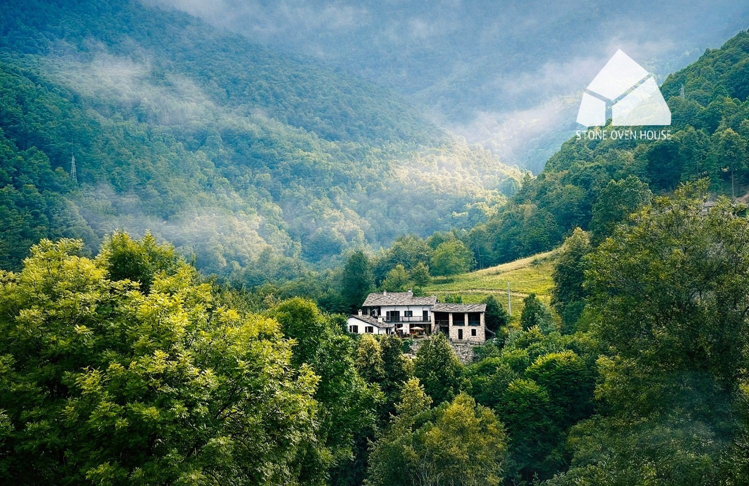 Stone Oven House in the valley